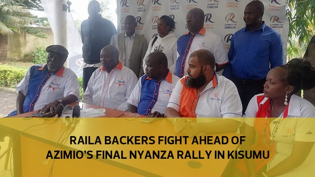 Raila backers fight ahead of Azimio final Nyanza rally in Kisumu