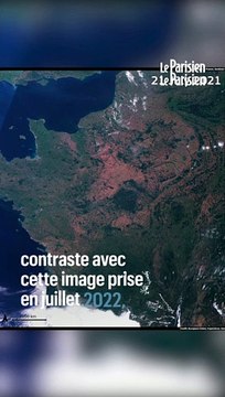 La sécheresse en France vue du ciel, de la Bretagne aux gorges du Verdon