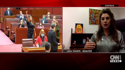 Aborjin senatör "sömürgeci" çıkışını anlattı