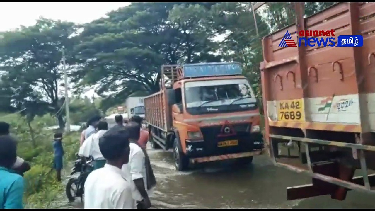 Viral : கர்நாடகா சிம்ஷா ஆற்றில் வெள்ளப்பெருக்கு! - வெள்ளத்தில் மூழ்கிய கிராமங்கள்!