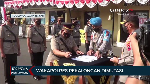 Wakapolres Pekalongan Dimutasi