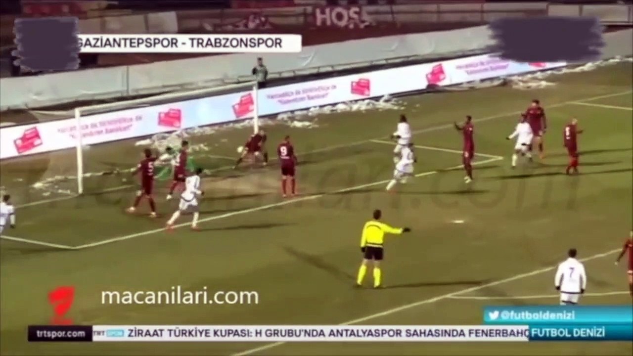 Gaziantepspor 2-0 Trabzonspor 27.01.2016 - 2015-2016 Turkish Cup Group F Matchday 6