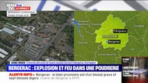 Explosion d'une poudrerie à Bergerac: 