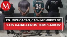 Detienen a dos presuntos caballeros templarios en Michoacán