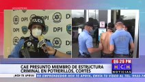 DPI detiene un sujeto por desobediencia y trafico de drogas en Potrerillos, Cortes