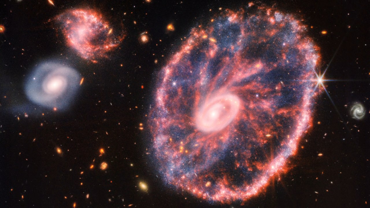 'James Webb'-Teleskop liefert Bild von kreisförmiger Galaxie