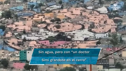 Plasman cara del Dr. Simi en casas de Ecatepec