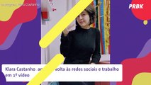 Klara Castanho anuncia volta às redes sociais e trabalho em 1º vídeo