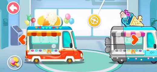 Baby panda Ice-cream Track  kids Animation chaneal  Baby panda animation video for kids  (8)