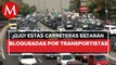 Transportistas y comerciantes de Edomex realizarán mega cierre de vialidades en Valle de México