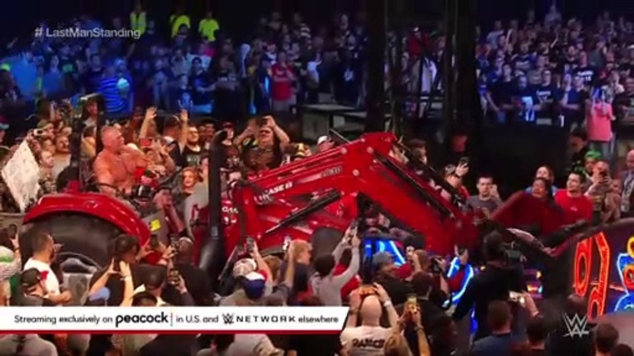 Brock Lesnar sends Roman Reigns to Tractor City- SummerSlam 2022 (WWE Network Exclusive)