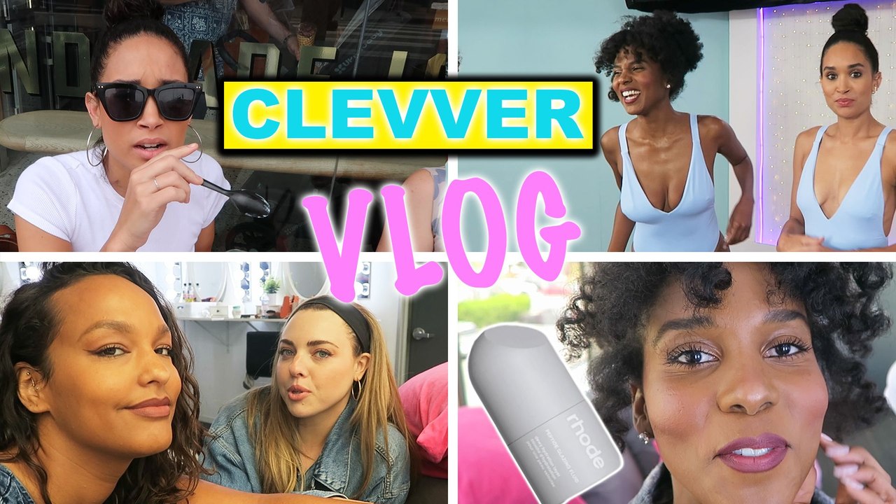 We Review Rhode Skin + Try Fried Chicken Ice Cream?! | Clevver Vlog