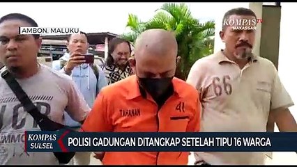 Polisi Gadungan Ditangkap Setelah Tipu 16 Warga Kota Ambon
