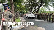 AFP personnel rehearse the state funeral for former President Fidel V. Ramos