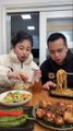 Husband and Wife Funny Eating  Show Viral Video A Millions View Trending in Tik Tok Ep.6