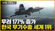 [자막뉴스] '인기 만점' 한국산 무기...수출 증가율 세계 1위 / YTN