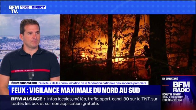 Incendies en Bretagne: Tous les feux sont maîtrisés , affirme Éric Brocardi, porte-parole des sapeurs-pompiers de France