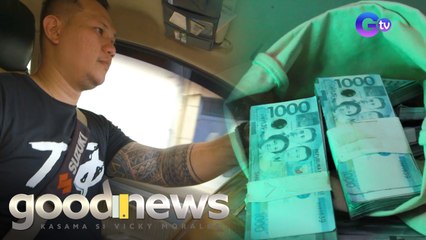 Naiwang P1.6 million sa loob ng isang taxi, ibinalik kaya ng driver?  | Good News