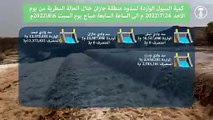 وصول أكثر من 90 مليون م3 من مياه الأمطار لـ9 سدود بجازان