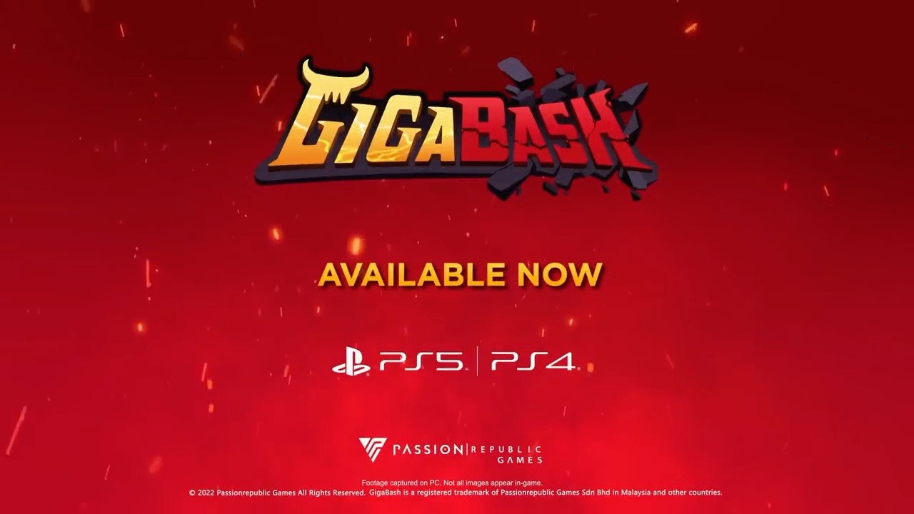 GigaBash Launch Trailer PS