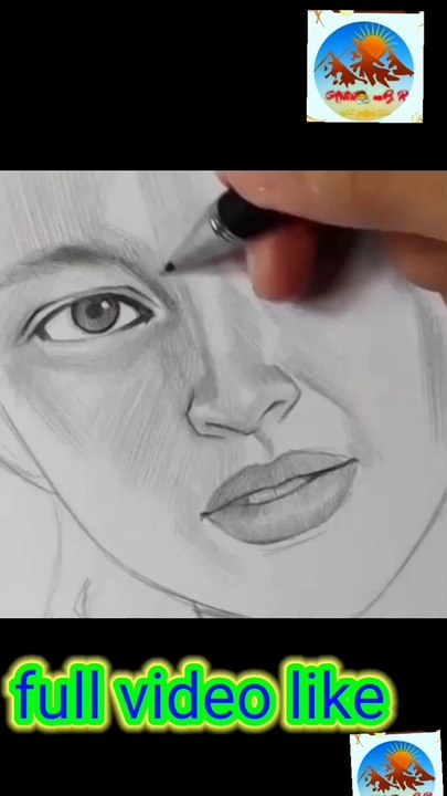 How to draw realistic beautiful girl face tutorial easy step by step