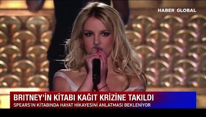 Britney'in kitabı kağıt krizine takıldı