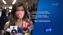 Sen. Imee Marcos, tinawag na veto spree ang pag-veto ng pangulo sa ilang panukalang batas | Saksi