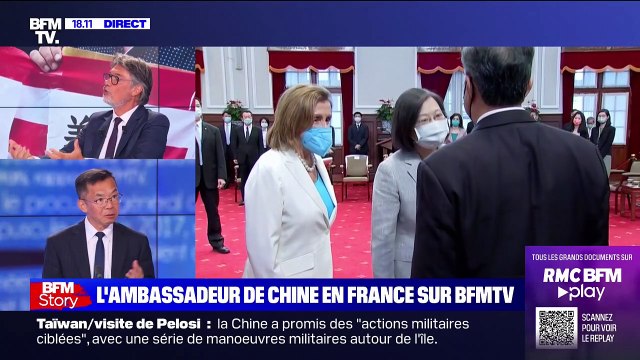 Nancy Pelosi à Taïwan: pour l’ambassadeur de Chine en France, c'est une provocation inutile