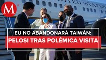 Pelosi deja Taiwán tras visita que generó tensión en China y confirma respaldo de EU a la isla
