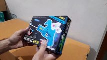 Unboxing and Review of Blaze storm musical gun with laser light
