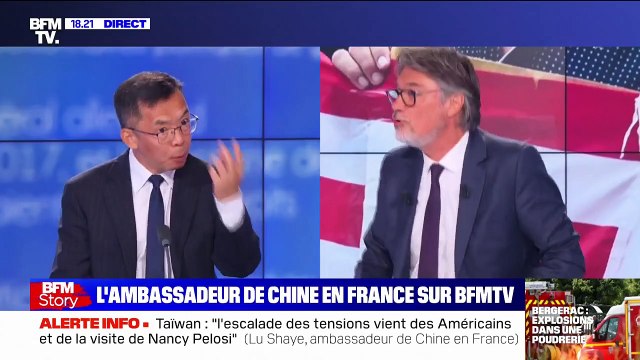 Taïwan: Après la réunification, on va faire une rééducation , affirme l’ambassadeur de Chine en France