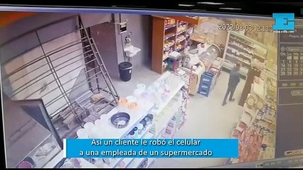 "Súper" robo en La Plata: se hizo el distraído y se llevó el celular de una empleada