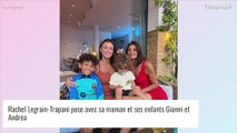 Rachel Legrain-Trapani pose avec sa maman : 