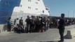 Migranti, 600 lasciano l'hotspot di Lampedusa sulla nave Diciotti