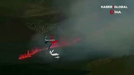 İzlanda'da volkanik hareketlilik: Magma yeryüzüne çıktı