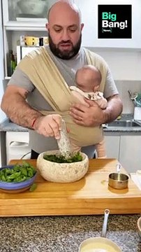 Las recetas de Leo Bouzada en BigBang: hoy, fideos con crema y pesto