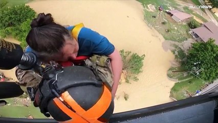 Überschwemmungen in Kentucky: Hitze erschwert Aufräumarbeiten