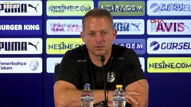 Slovacko Teknik Direktörü Martin Svedik Fenerbahçe maçı öncesi açıklamalarda bulundu
