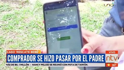 Madre y comprador del bebé son aprehendidos