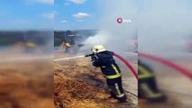 Bursa’da hayvan çiftliğinde yangın
