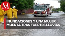 Fuerte lluvia genera inundaciones graves en Apatzingán