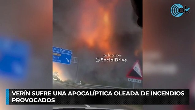 Verín sufre una apocalíptica oleada de incendios provocados