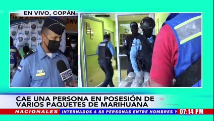 ¡Con 53 paquetes de “moña” cae sujeto en Copán!