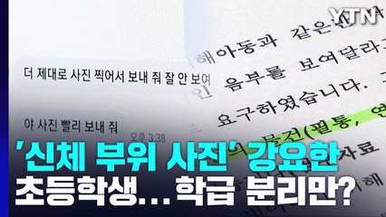 '신체 부위 사진' 강요한 초등학생...'학급 분리' 조치만? / YTN