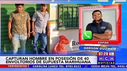 ¡Al mamo! Llevaban 40 paquetes de _moña_ en terminal de transporte de La Entrada, Copán