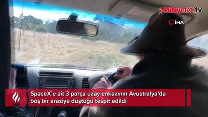 SpaceX’e ait uzay enkazları Avustralya’da boş araziye düştü
