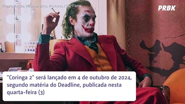 Coringa 2 ganha data de estreia. Saiba mais!