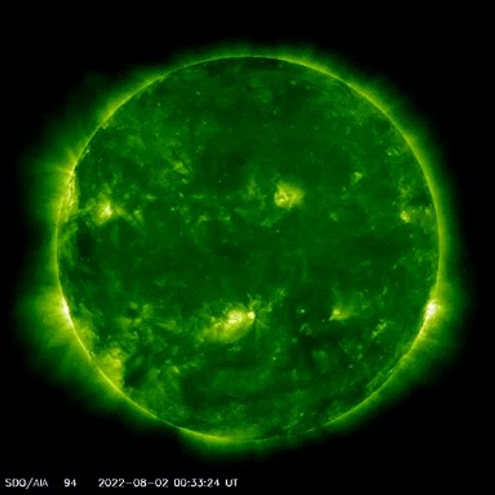 Sunspot Flares August 3rd 2022