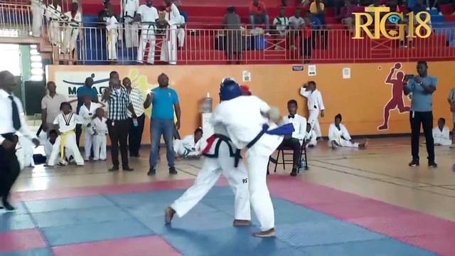 Journée de fight-off de la fédération haïtienne de Taekwon-Do ITF au Gymnasium Vincent.