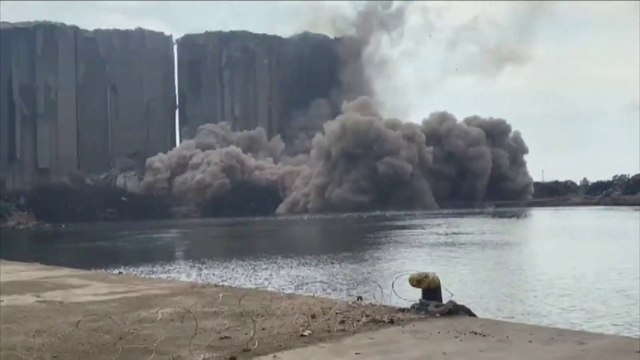 عامان على انفجار بيروت.. مخاوف من انهيار بقية صوامع المرفأ